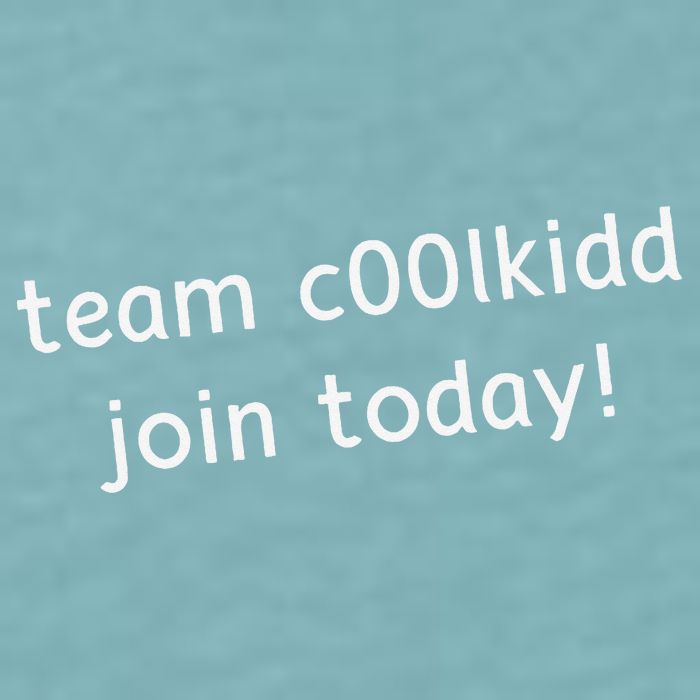 Team C00lkidd Join Today Funny Trending Quote Sueded Cloud Jersey T-Shirt
