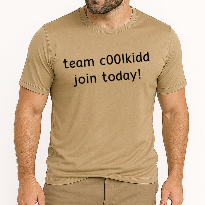 Team C00lkidd Join Today Funny Trending Quote Cooling Performance Crew T-Shirt