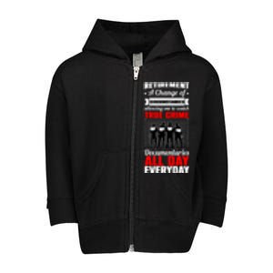 True Crime Junkies Merchandise No Body Scene Funny Gift Murder Gift Toddler Zip Fleece Hoodie