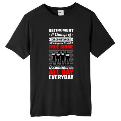 True Crime Junkies Merchandise No Body Scene Funny Gift Murder Gift Tall Fusion ChromaSoft Performance T-Shirt