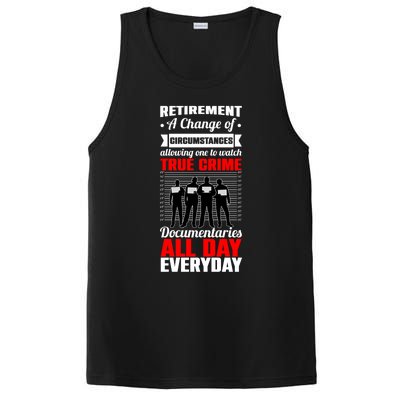 True Crime Junkies Merchandise No Body Scene Funny Gift Murder Gift PosiCharge Competitor Tank