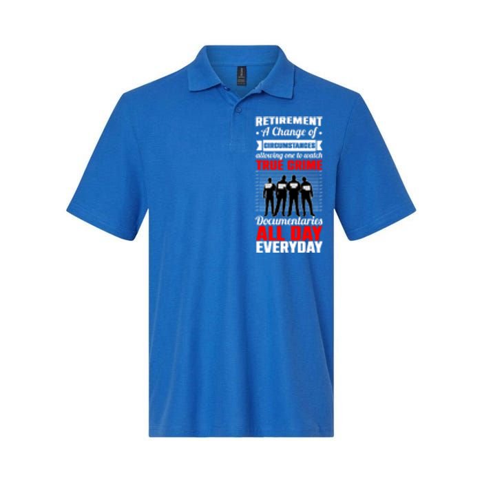 True Crime Junkies Merchandise No Body Scene Funny Gift Murder Gift Softstyle Adult Sport Polo