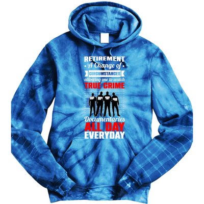 True Crime Junkies Merchandise No Body Scene Funny Gift Murder Gift Tie Dye Hoodie