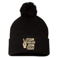 Team CoolKid - Join Today! Pom Pom 12in Knit Beanie