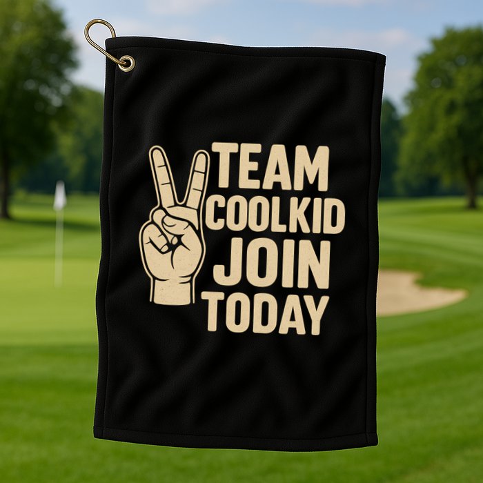 Team CoolKid - Join Today! Golf Towel