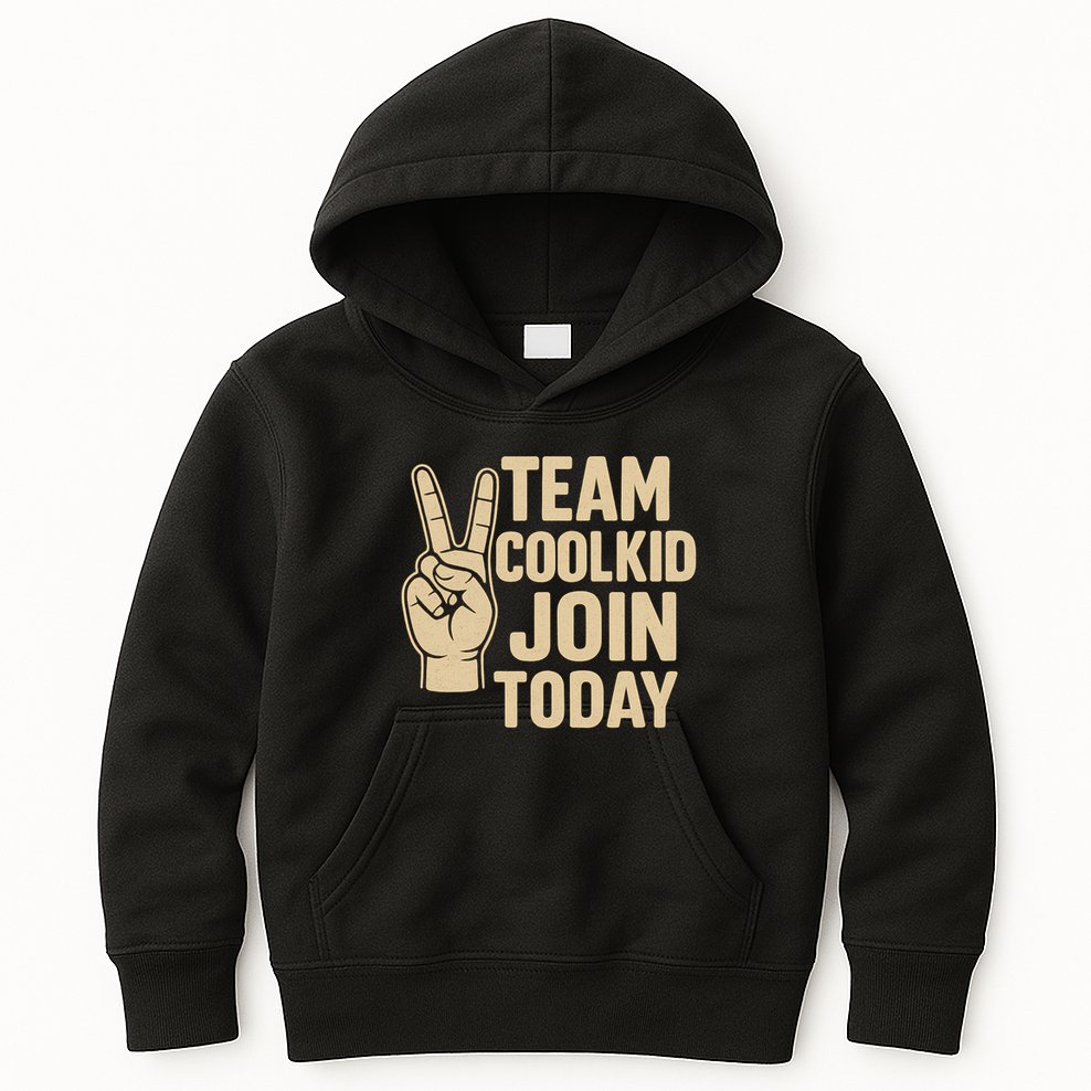 Team CoolKid - Join Today! Kids Hoodie