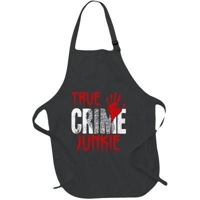 True C.R.I.M.E J.U.N.K.I.E Full-Length Apron With Pockets