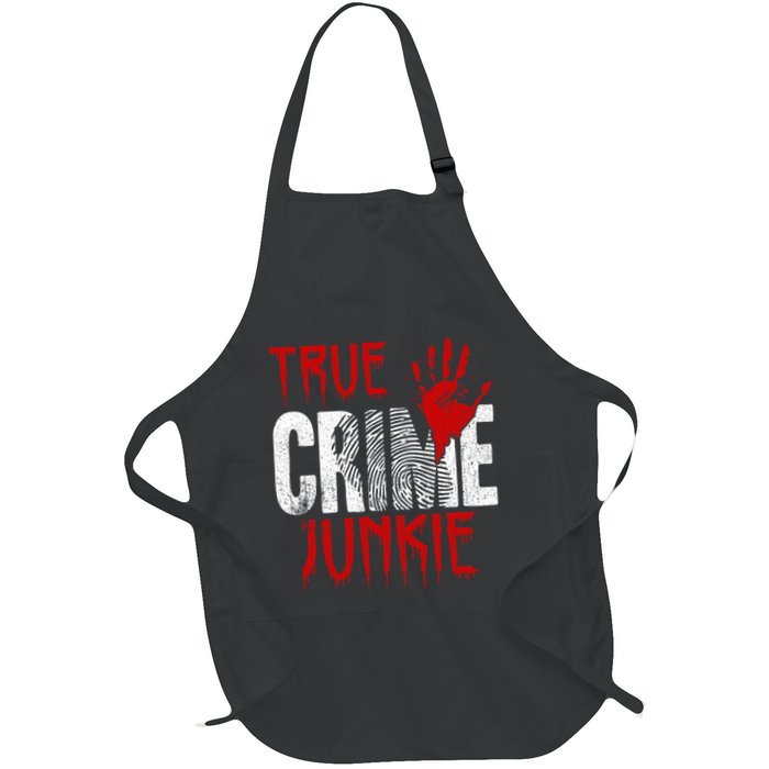True C.R.I.M.E J.U.N.K.I.E Full-Length Apron With Pockets