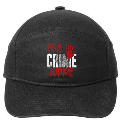 True C.R.I.M.E J.U.N.K.I.E 7-Panel Snapback Hat
