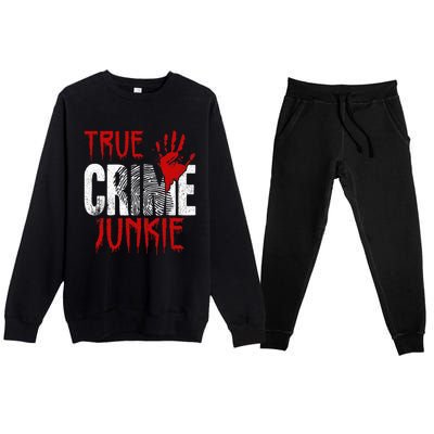 True C.R.I.M.E J.U.N.K.I.E Premium Crewneck Sweatsuit Set