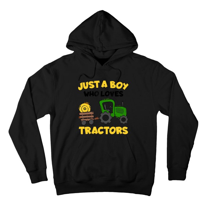 Tractor Costume Just A Boy Who Loves Tractors Hoodie