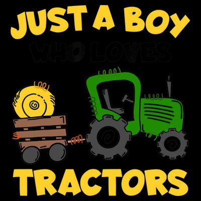 Tractor Costume Just A Boy Who Loves Tractors T-Shirt