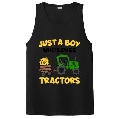 Tractor Costume Just A Boy Who Loves Tractors PosiCharge Competitor Tank