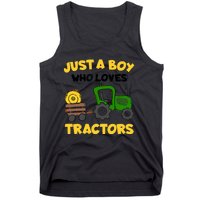 Tractor Costume Just A Boy Who Loves Tractors Tank Top