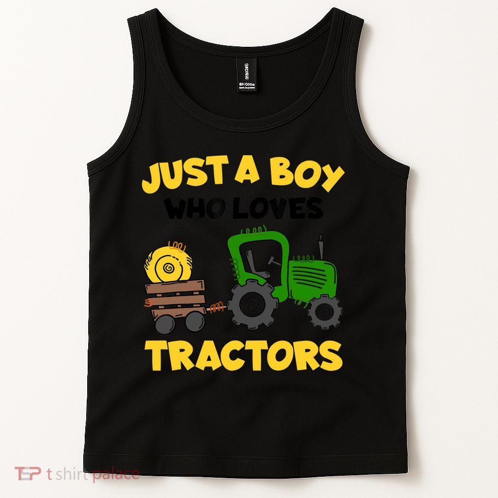 Tractor Costume Just A Boy Who Loves Tractors Tank Top