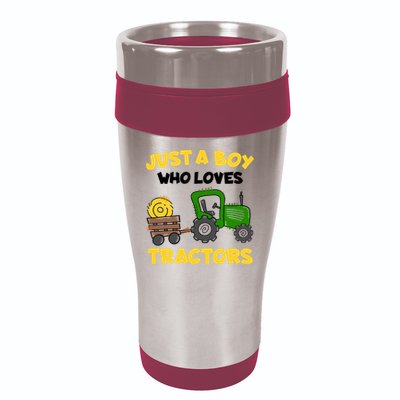 Tractor Costume Just A Boy Who Loves Tractors 16oz Travel Tumbler