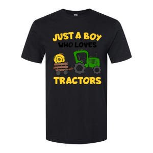 Tractor Costume Just A Boy Who Loves Tractors Softstyle CVC T-Shirt