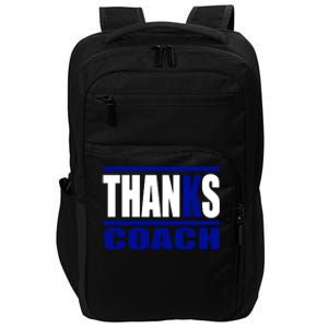 Thanks Coach K Basketball Impact Tech Backpack