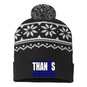 Thanks Coach K Basketball USA-Made Snowflake Beanie