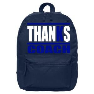 Thanks Coach K Basketball 16 in Basic Backpack