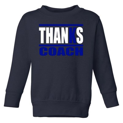 Thanks Coach K Basketball Toddler Sweatshirt