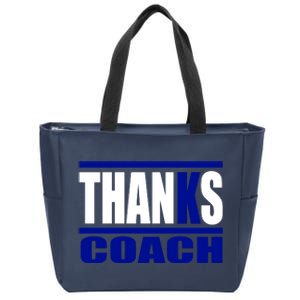 Thanks Coach K Basketball Zip Tote Bag