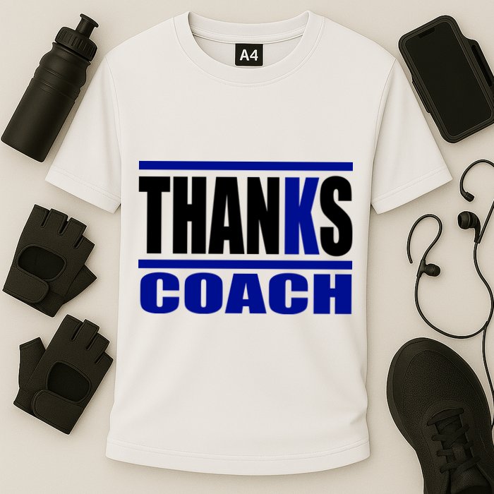 Thanks Coach K Basketball Cooling Performance Crew T-Shirt
