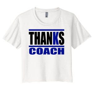 Thanks Coach K Basketball Women's Crop Top Tee