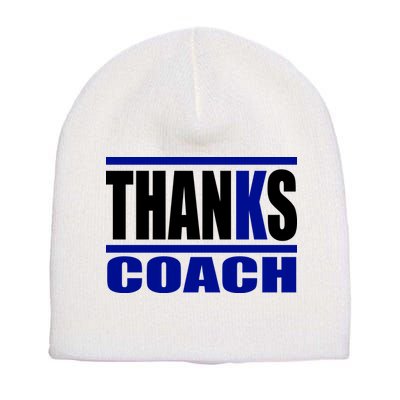 Thanks Coach K Basketball Short Acrylic Beanie