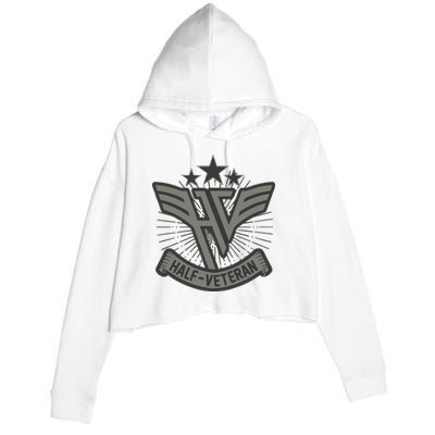The Connextion Kat Timpf Half Veteran Crop Fleece Hoodie