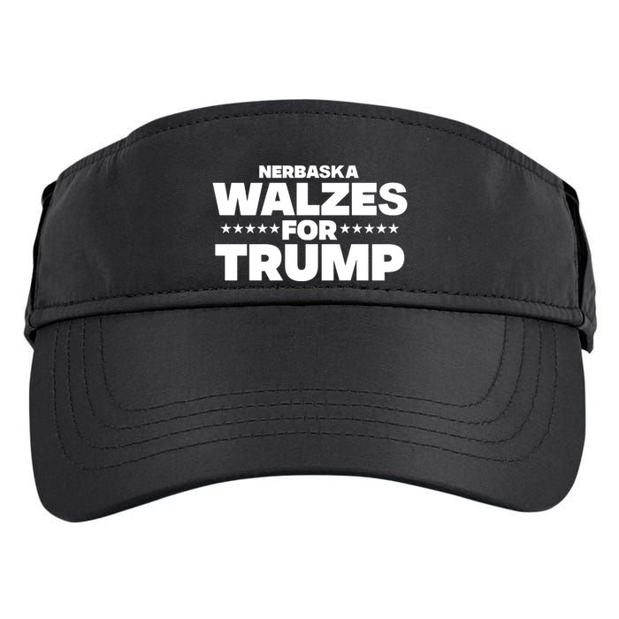 The Charlie Kirk Show Nebraska Walzes For Trump Adult Drive Performance Visor