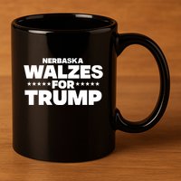The Charlie Kirk Show Nebraska Walzes For Trump 11oz C Handle Ceramic Mug