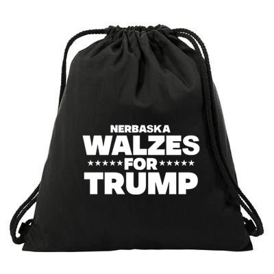The Charlie Kirk Show Nebraska Walzes For Trump Drawstring Bag
