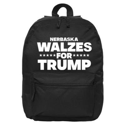 The Charlie Kirk Show Nebraska Walzes For Trump 16 in Basic Backpack