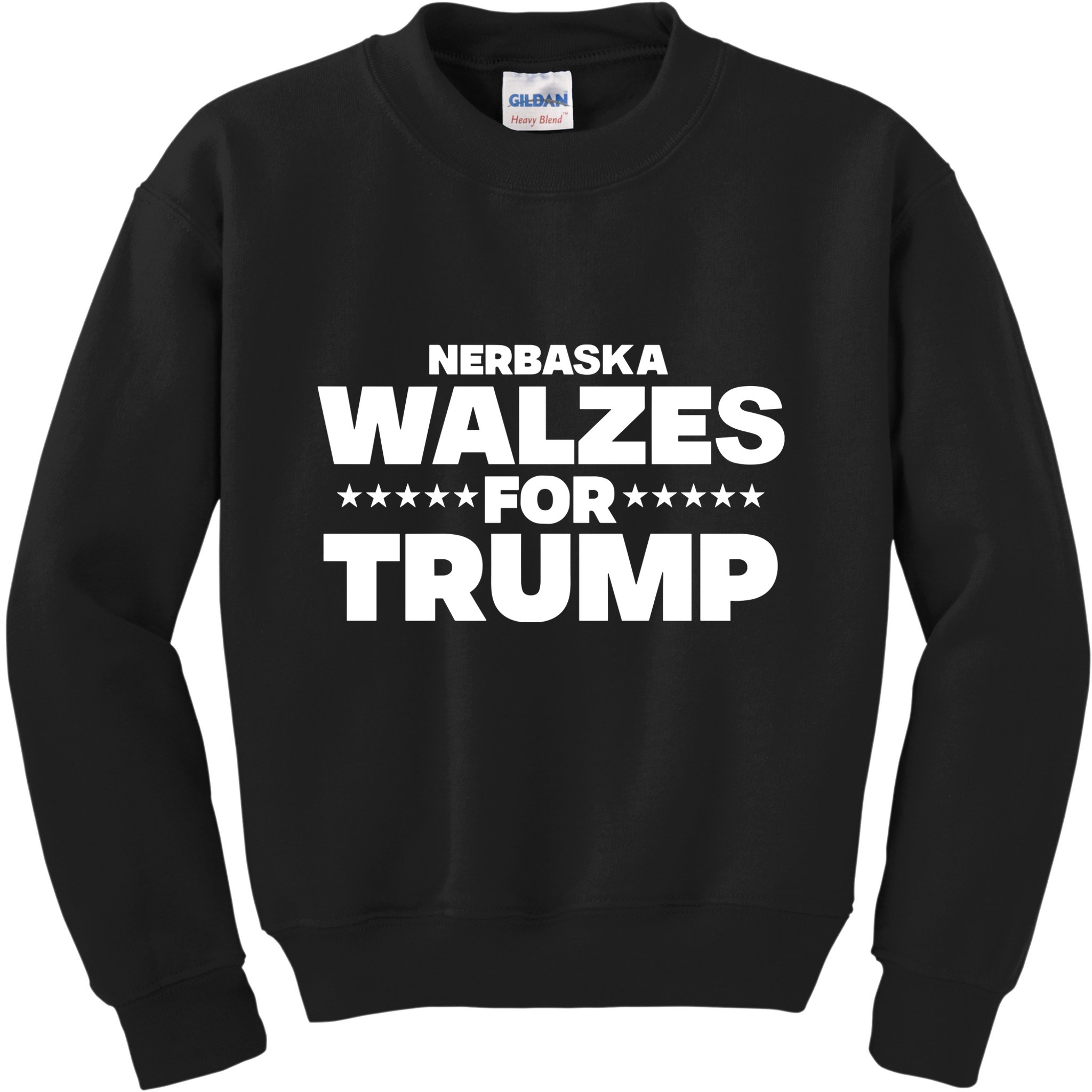 The Charlie Kirk Show Nebraska Walzes For Trump Kids Sweatshirt