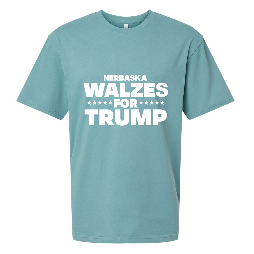 The Charlie Kirk Show Nebraska Walzes For Trump Sueded Cloud Jersey T-Shirt