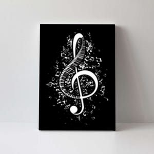 Treble Clef Keys Piano Player Pianist Classical Music Canvas