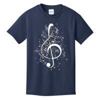 Treble Clef Keys Piano Player Pianist Classical Music Kids T-Shirt