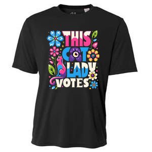 This Cat Lady Votes Ladies Is Voting Kamala Support Kamala Cooling Performance Crew T-Shirt