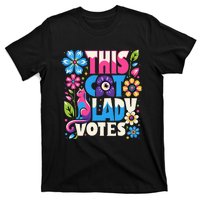 This Cat Lady Votes Ladies Is Voting Kamala Support Kamala T-Shirt