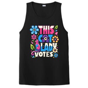 This Cat Lady Votes Ladies Is Voting Kamala Support Kamala PosiCharge Competitor Tank