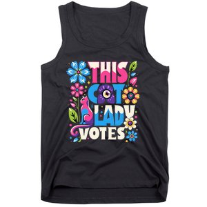 This Cat Lady Votes Ladies Is Voting Kamala Support Kamala Tank Top