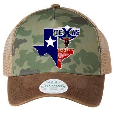 Texas Cowboy Logic Legacy Tie Dye Trucker Hat