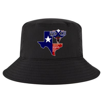 Texas Cowboy Logic Cool Comfort Performance Bucket Hat