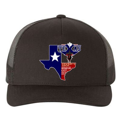 Texas Cowboy Logic Yupoong Adult 5-Panel Trucker Hat