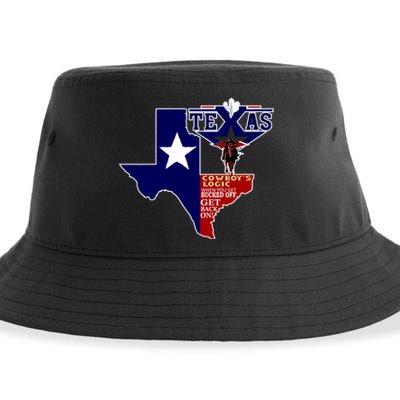 Texas Cowboy Logic Sustainable Bucket Hat