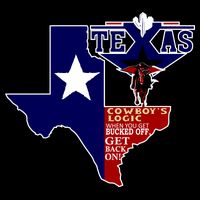 Texas Cowboy Logic 7-Panel Snapback Hat
