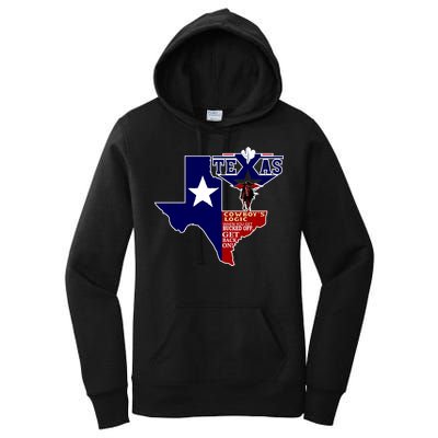 Texas Cowboy Logic Women's Pullover Hoodie