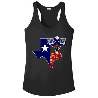 Texas Cowboy Logic Ladies PosiCharge Competitor Racerback Tank