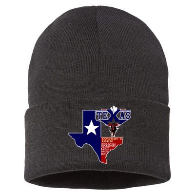 Texas Cowboy Logic Sustainable Knit Beanie